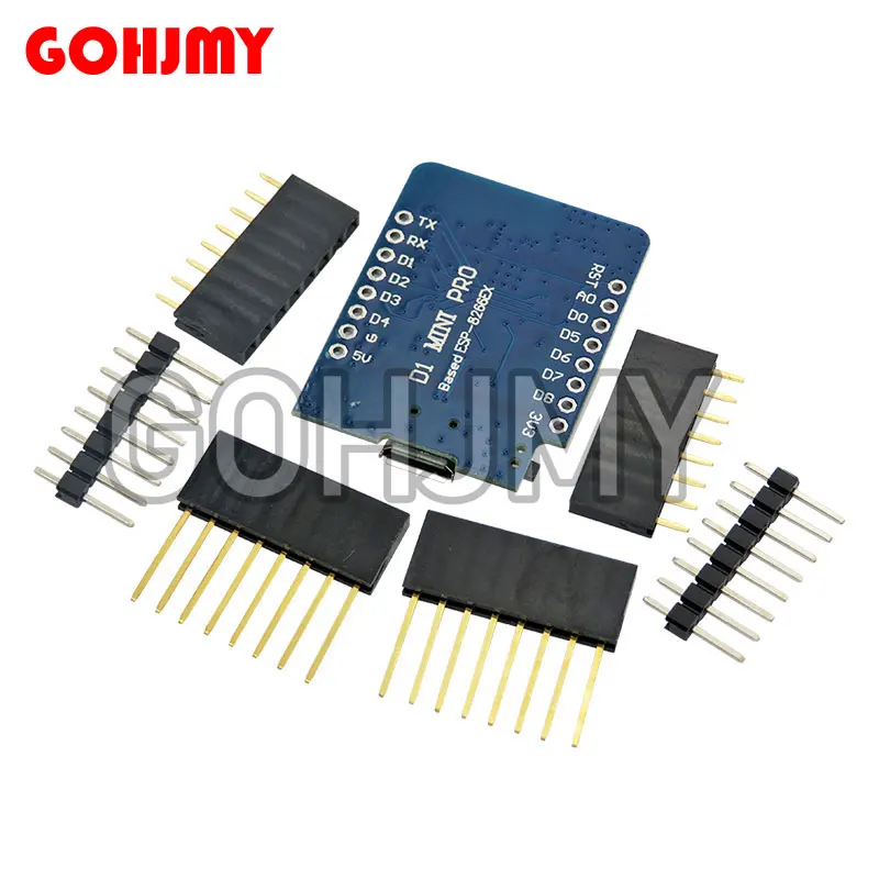 WEMOS-conector de antena externa D1 Mini, 4M, 16M, Bytes, NodeMCU basado en ESP8266, ESP-8266EX, CP2104, placa de desarrollo WIFI, Micro USB