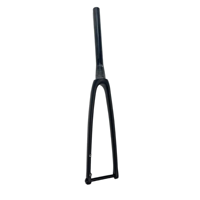 Carbon Fiber Road Bike Fork Flat Mount 140/160 Disc Brake 700x32C Tire Clearance 43mm Offset