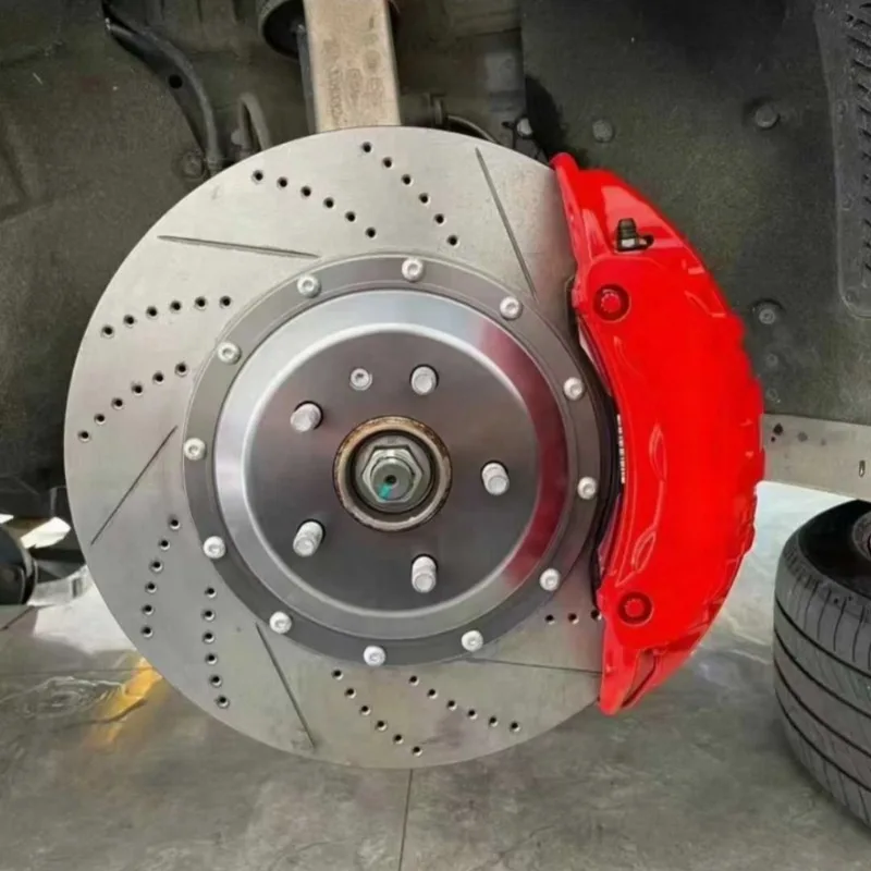 26 Style19z 6 Pot Racing Brake Caliper For Audi A4 B8 B9 A4L A5 A6 C7 C8 A6L Q5 FY Q7 4M Platform S4 380*36mm Floating Brake Dis