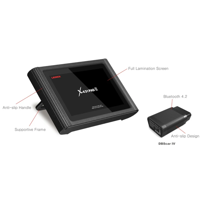 New Arrival X431Pad III V2.0 Auto Diagnostic Tool Automobile Fault Diagnosis Instrument