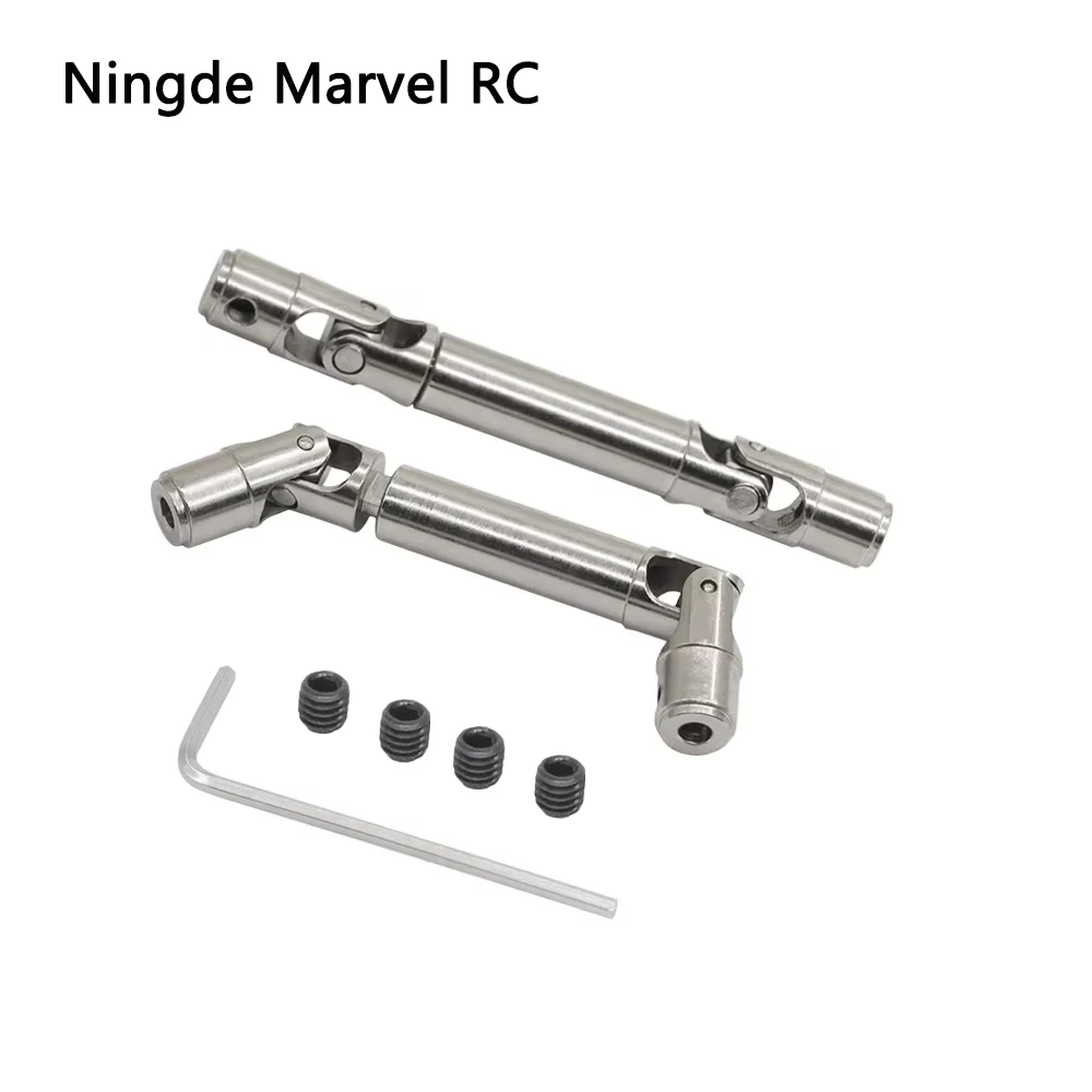 Steel Driveshaft Universal Joint 1/10 WPL C74 C-74 Jimny Warrior JA11, Suitable for Metal Parts of Remote Control Cars.