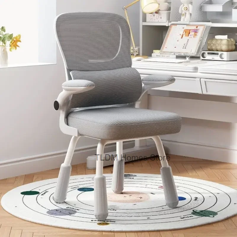 Nordic Minimalist Computer Chair Home Ergonomic Desk Office Chair Living Room Leisure Backrest Office Chair Silent Legs