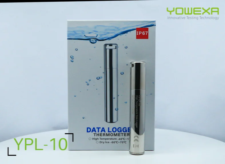 YOWEXA YPL-10 IP67 Ultra Low Temperature Data Logger for Cold Chain Portable USB Data Logger