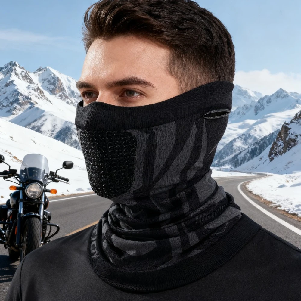 Winter Thermal Face Bandana Mask Cover Neck Warmer Gaiter Bicycle Cycling Skiing Tube Scarf Hiking Breathable Mask For Women Men