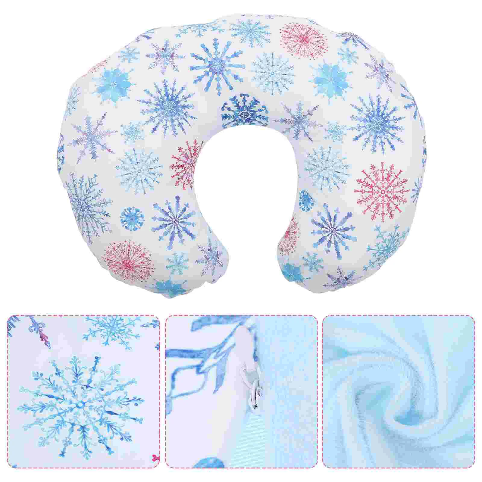 Almohadas tipo tumbona para bebé, funda de almohada para lactancia, funda de alimentación para avión infantil, Chaise Longue 57x46x02cm, lactancia