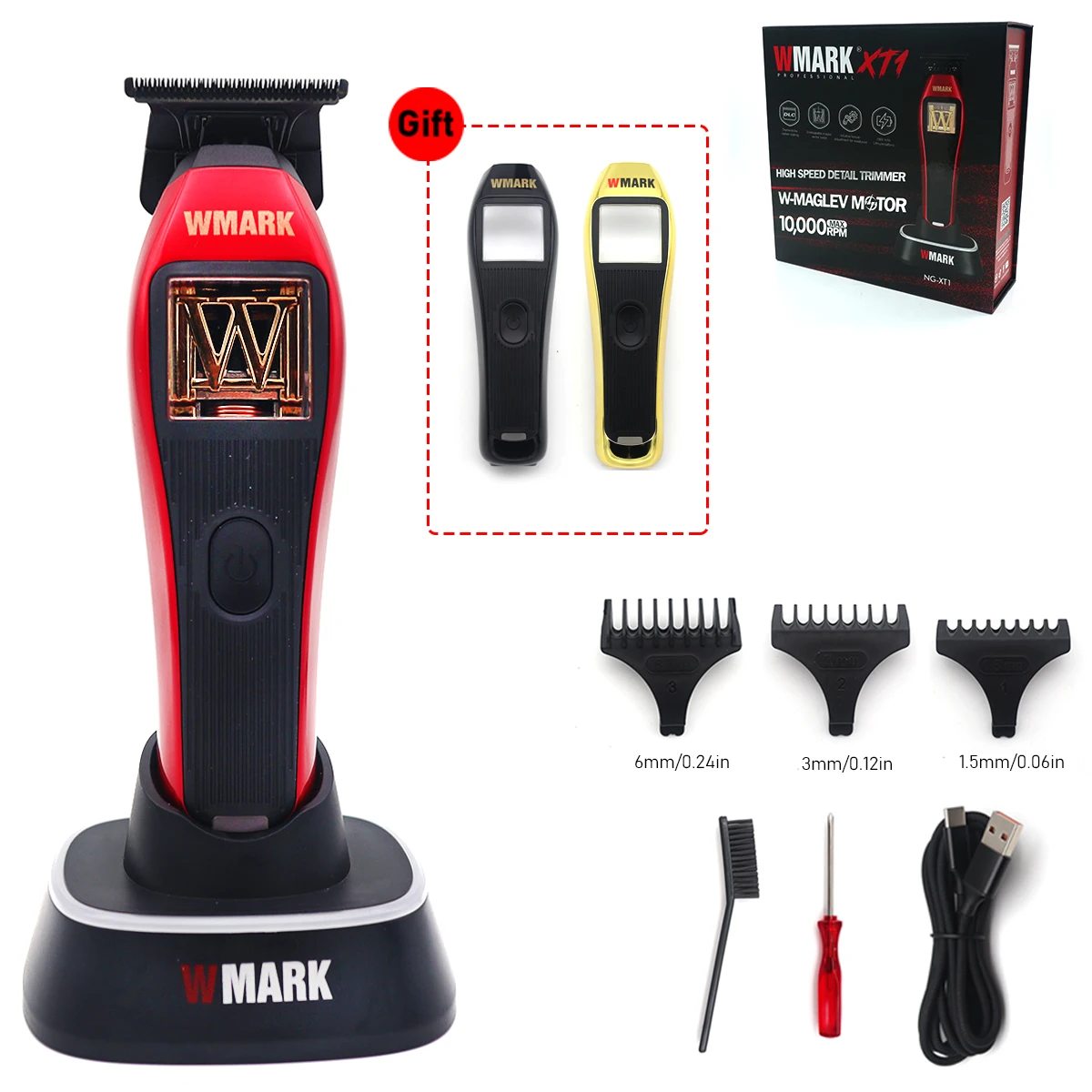 WMARK NG-XT1 10000RPM 磁気ベクトルモータープロフェッショナルメンズ
