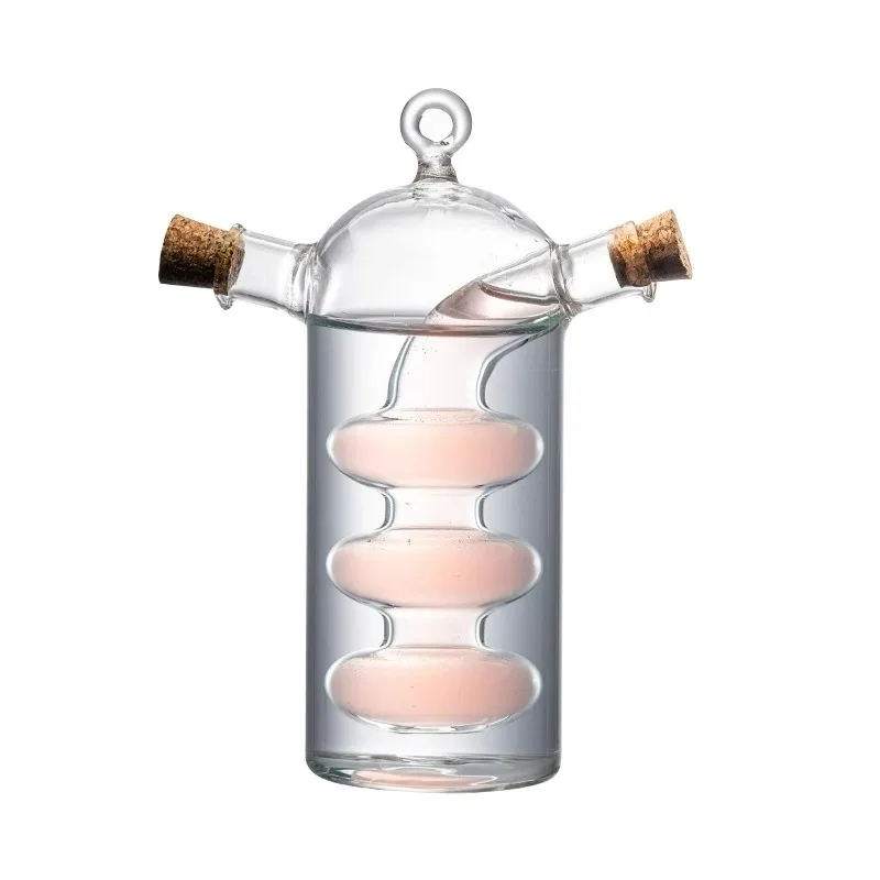 Funny Double Wine Glass Cup Creative Cocktail Glasses Cups Hanging Beverage Cup Perfect Gift for Bar Decoration Universal Cup