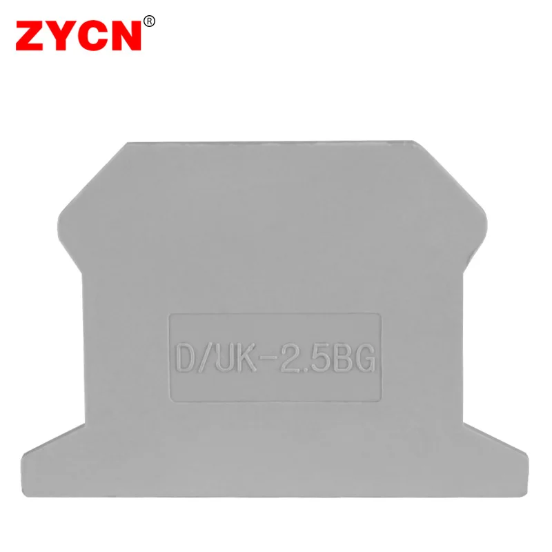 10 pièces D-UK 2.5B couvercle d'extrémité pour Din Rail Terminal nuits plaque UK1.5/3-25N accessoires capuchons UKK3