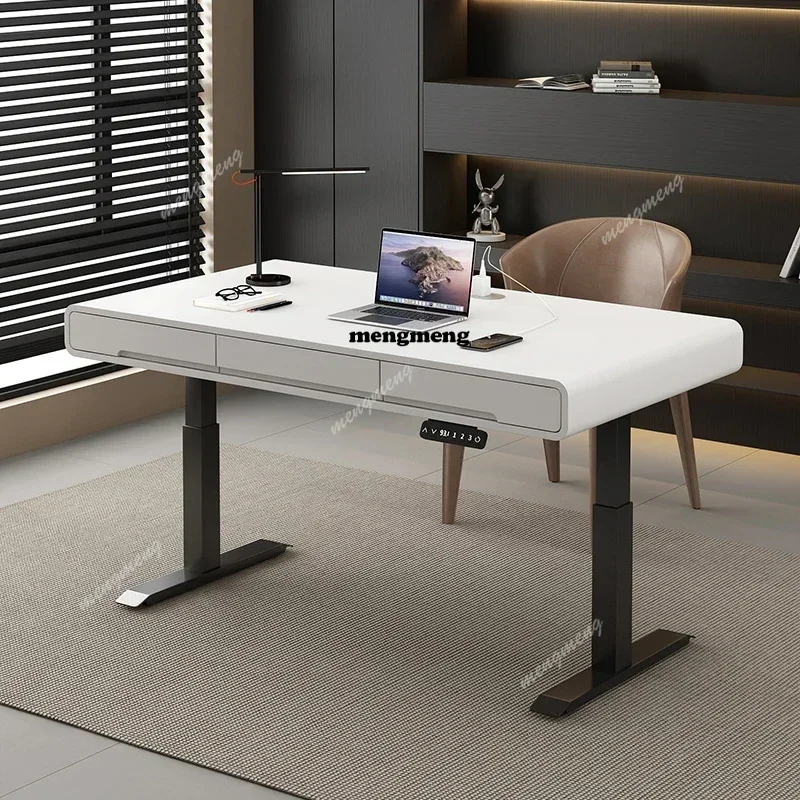 

Drawers Storage Computer Desks Coffee Ergonomic Notebook Bedroom Table Pc Office Console Mesas De Computador Trendy Furniture