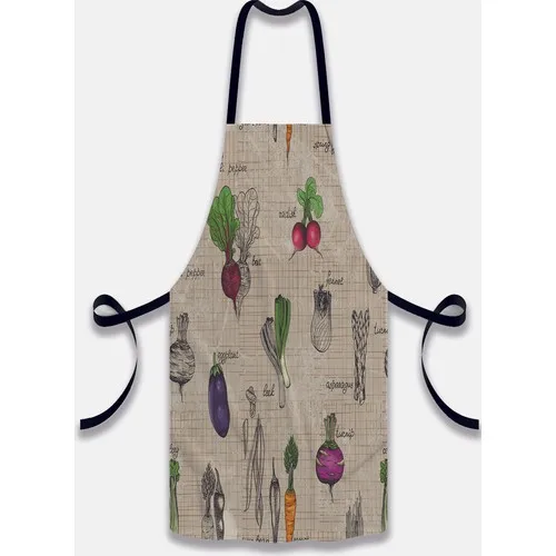 Else Carpet Else Color Vegetables Pattern Fabric Chef Dish Kitchen Apron and Towel