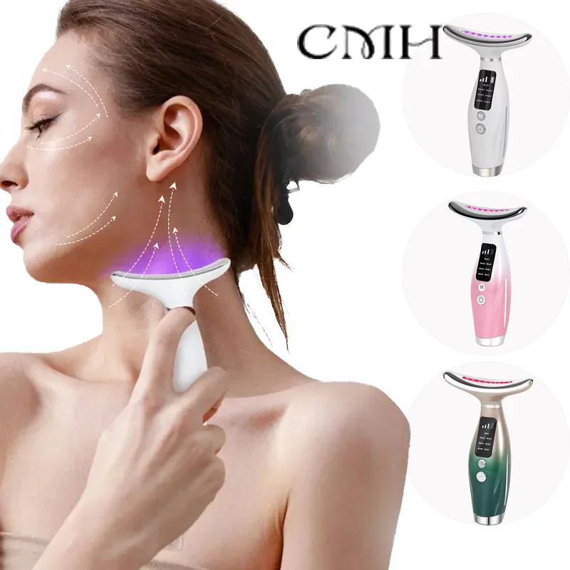 

CMH Micro-current Neck Face Beauty Device 7 Color Facial Massager for Enhanced Face Neck and Shoulder Care with Vibrating xiaomi