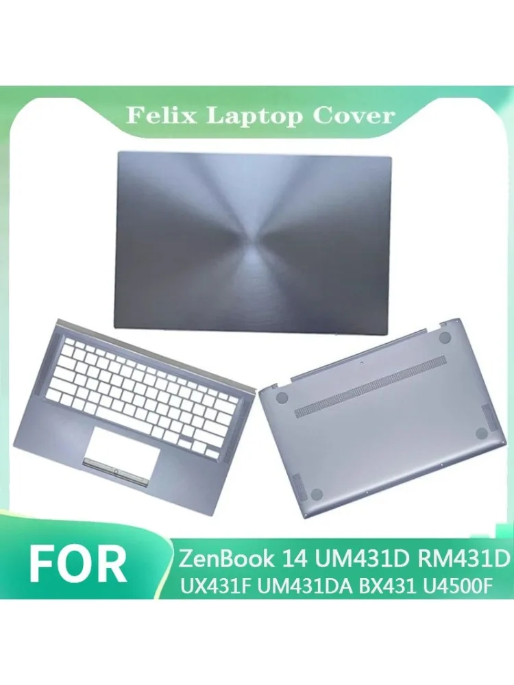 Dla ZenBook 14 UM431D RM431D UX431F UM431DA BX431 U4500F Tylna Pokrywa Ekranu LCD Palmrest Dolna Obudowa — zdjęcie produktu 6