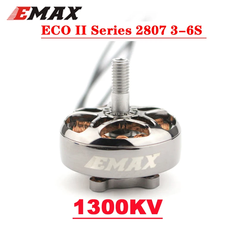 EMAX ECOII 2807 6S 1300KV 5S 1500KV 4S 1700KV Brushless Motor for RC FPV Racing Drone RC Quadcopter RC Parts DIY Accessories