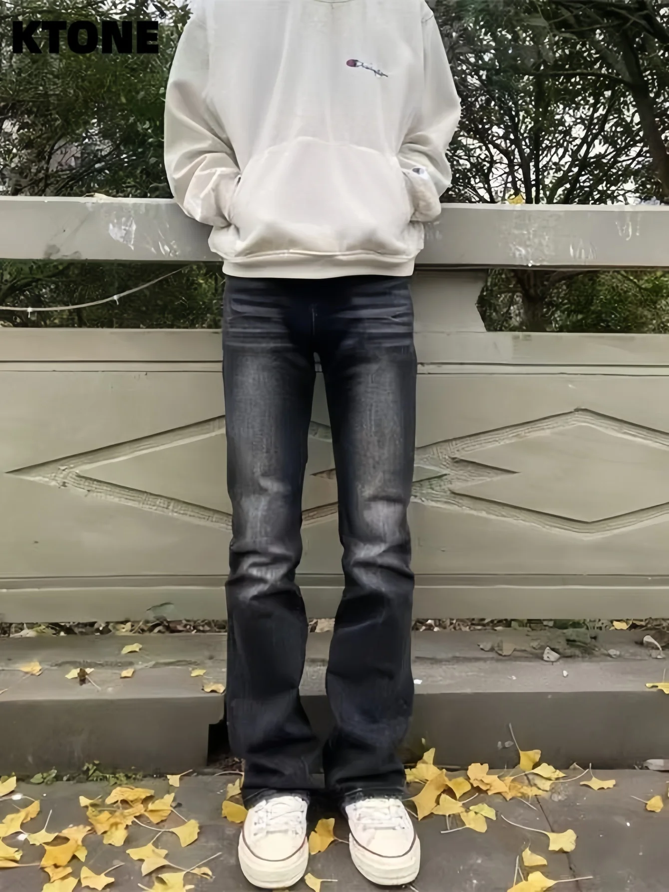 

Minimalist Jeans Unisex Black Slim Denim Y2K Drip For Dating Original No accessories or belts included