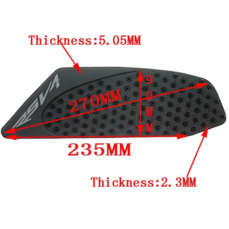 

Motorcycle For Aprilia RSV4 2010 2011 2012 2013 2014 2015 2016 Anti slip Tank Pad Sticker Gas Knee Grip Traction Side