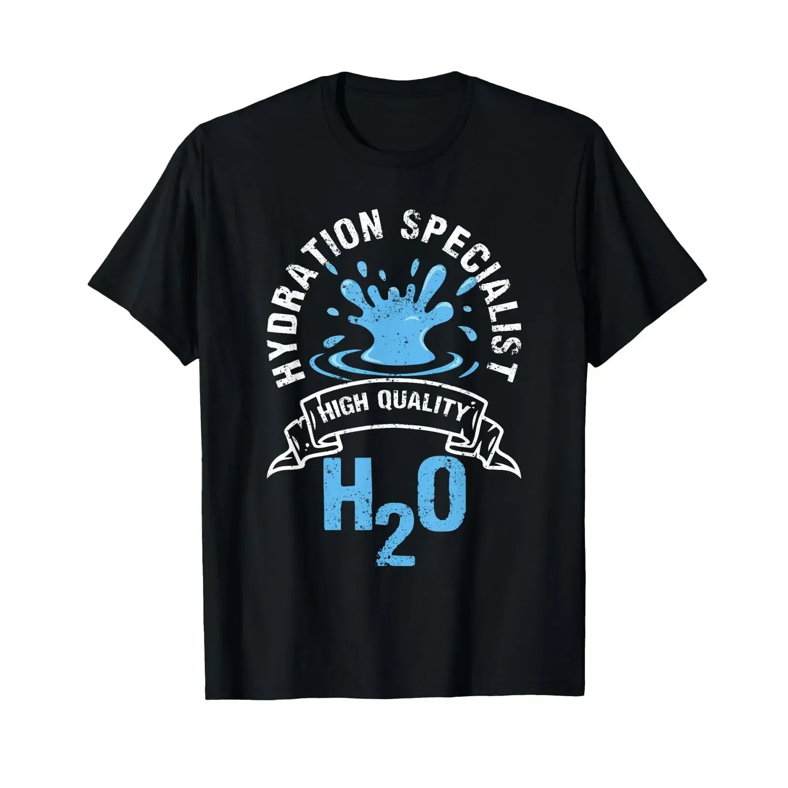 Hydration Specialist Waterboy Team Manager H2O T Shirt vintage Washed Stylish Casual Versatile Soft graphic Slightly Unisex