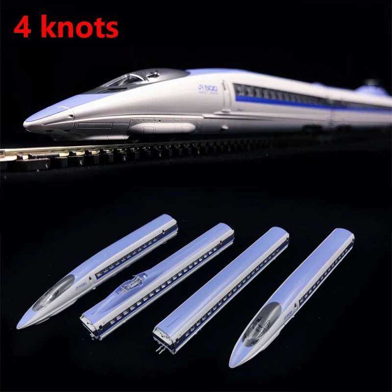 

4 Sections TOMIX 1/150 Train Model High-speed Rail N Scale Rail Car 98363 500 Series Sanyo Shinkansen Model Toy