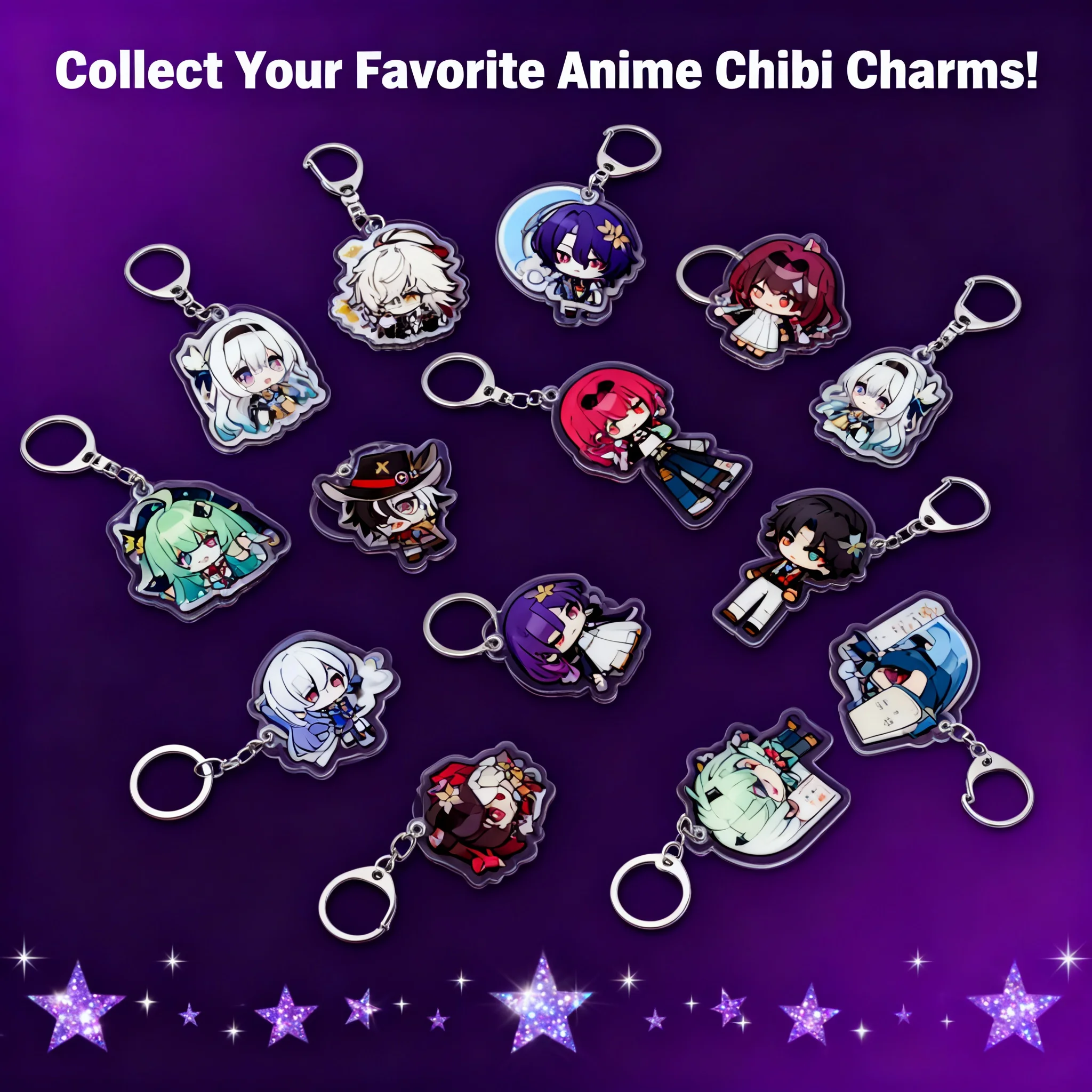 Star Rail Honkai Impact 3 Acryl-Schlüsselanhänger Set mit 3 Anhängern Spielzubehör Blade Moon Drink