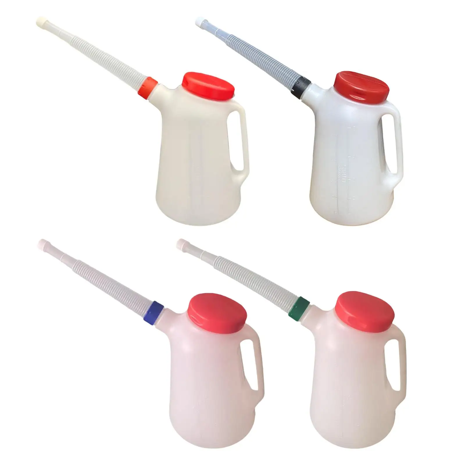 Dustproof Oil Dispenser Jug HDPE Material Measuring Pot with Lid for Car Motorcycle Boat