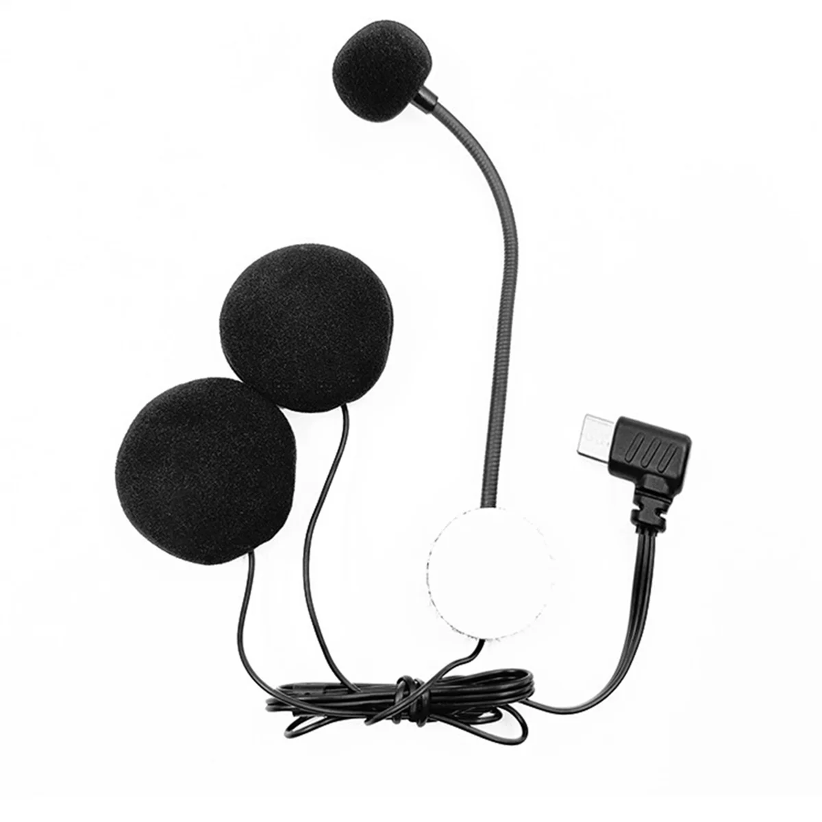 Altavoz con micrófono tipo C para cascos de media máscara