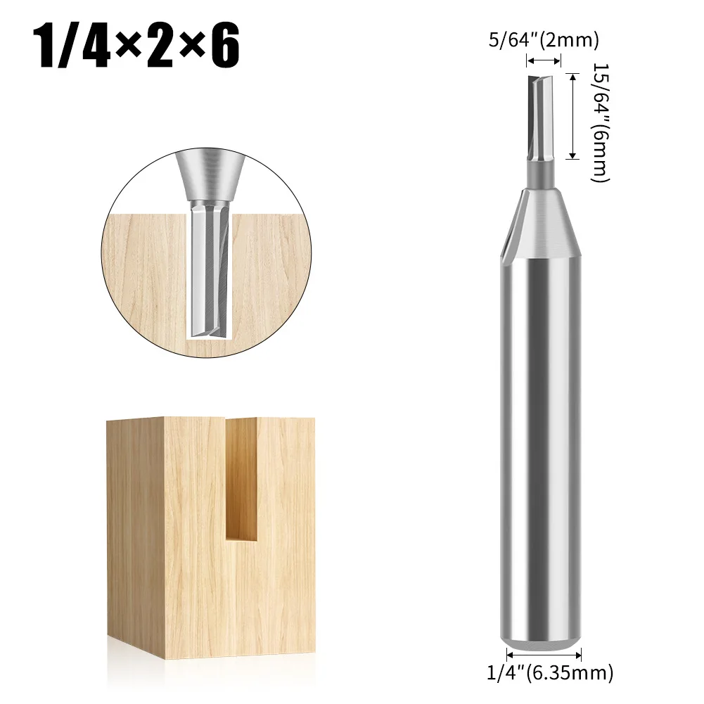 

1/4mm TCT Straight Knife Special Knife for Woodworking Milling Machine Right Angle Cutting Board Milling Cutter
