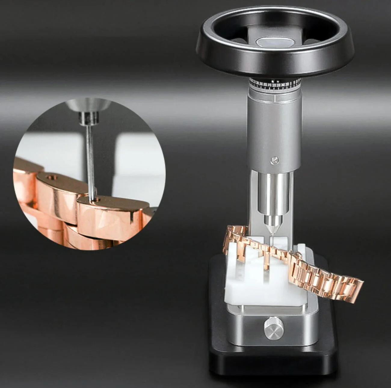 Watch Repair Tool Kit 6175A Cover Lever Bottom Dismantle Watch Ring Press Glass Band for Watchmaker