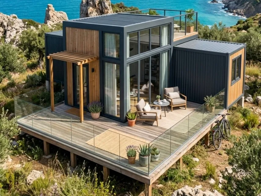 Best Price Expandable Container House Prefab House with 2 Bedroom Bathroom Kitchen for Family Housing