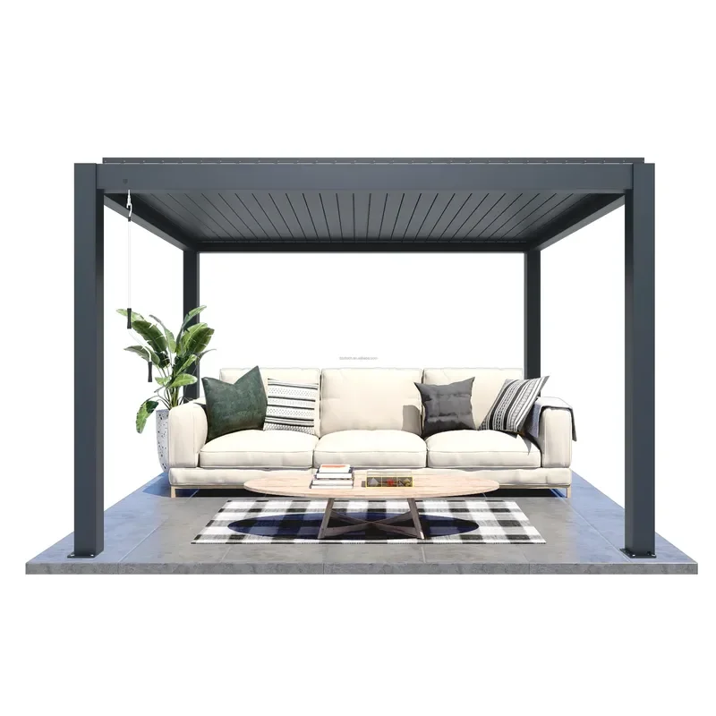 CE Certification Outdoor Pergola Gazebo & Pavilion with Sun Shade Cover for Providing Shade in Your Garden or Patio