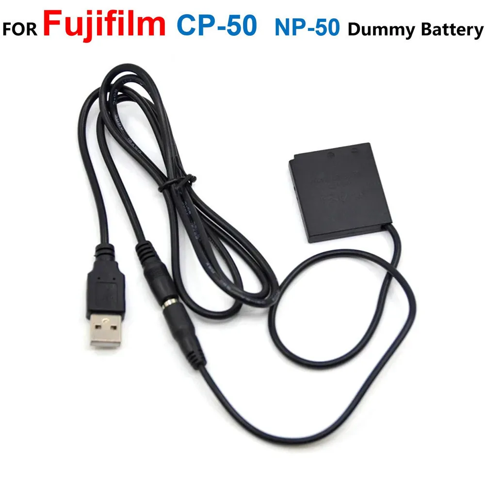 

NP-50 Fake Battery CP-50 DC Coupler+USB Cable Power Adapter Supply For Fujifilm FinePix F770EXR F200EXR X10 XP100 XP15 X10