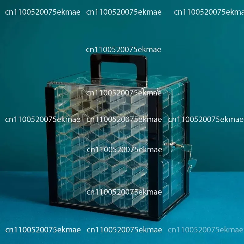Ceramic 1000pcs Cash Game Acrylic Box 600 Poker Chip Set