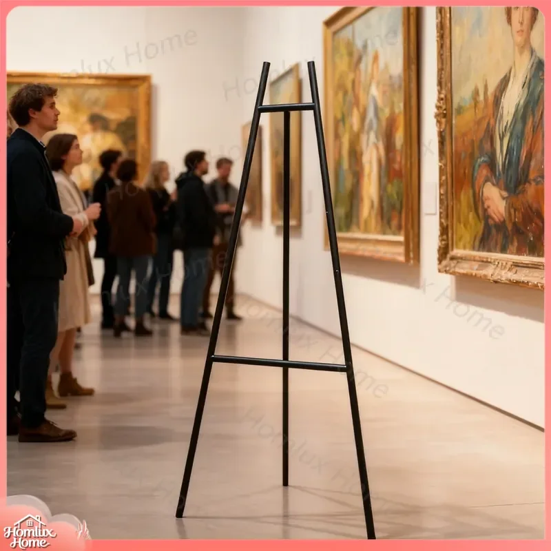 Wedding Iron Easel Photo Frame Bracket Welcome Sign Stand Advertising Display Stand Nordic Style Oil Painting Easel Photo