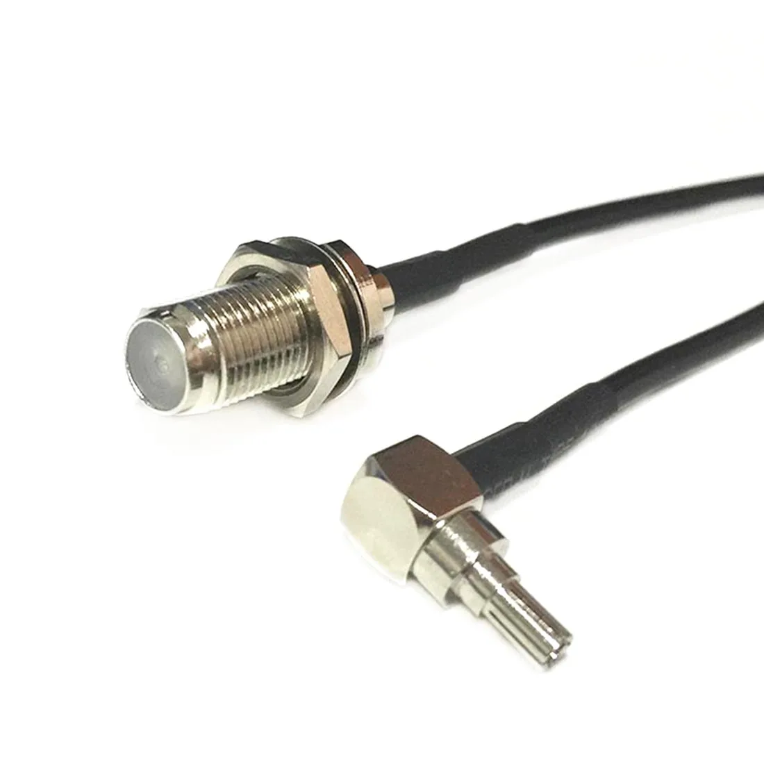 3G 4G wifi Modem Cable F Female Jack to CRC9 Right Angle Connector RG174 Coaxial Cable Pigtail 20cm 8inch New