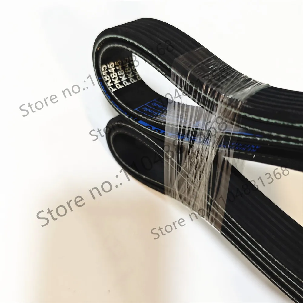 2pcs Fan air conditioning belt 6PK845 6PK850 6PK855 6PK865 6PK875