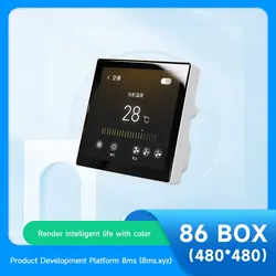 3.95 pollici 480*480 Ips Esp32s3 Wall Box capacitivo Lcd Touch Screen Base su Esp32-s3-wrover 16mb Flash Smart Display