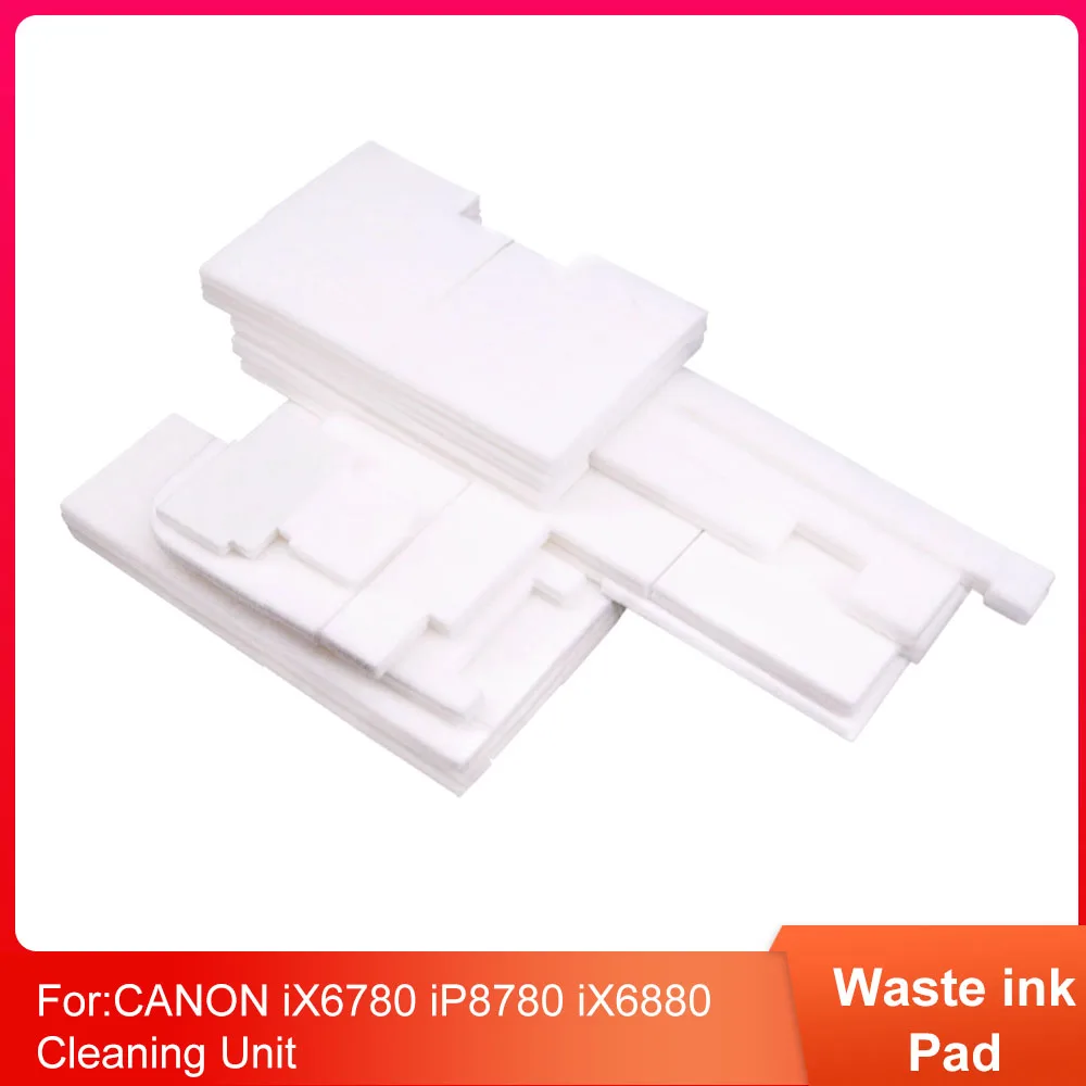 

1XWaste Ink Pad for Canon iX6780 iP8780 iX6880 Printer Cleaning Unit Ink Pump Maintenance Box Waste Ink Bin Ink Sponge Waste Ink