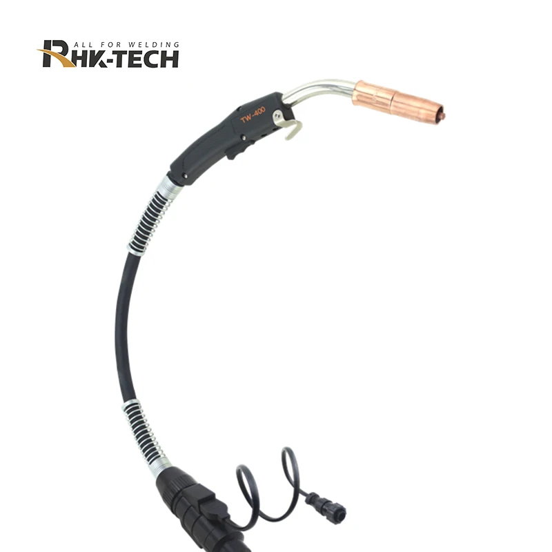 RHK TECH Portable Custom TW400  Cooled 400Amp CO2 MIG Welding Torch TW MIG  with Continental Adapter for TW