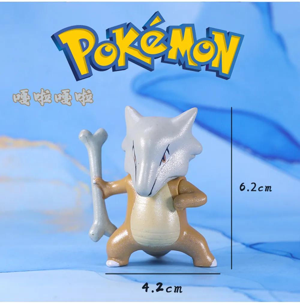 WCT Official Cubone Articulated Figure Pokemon Collectible Model Toy - view 6