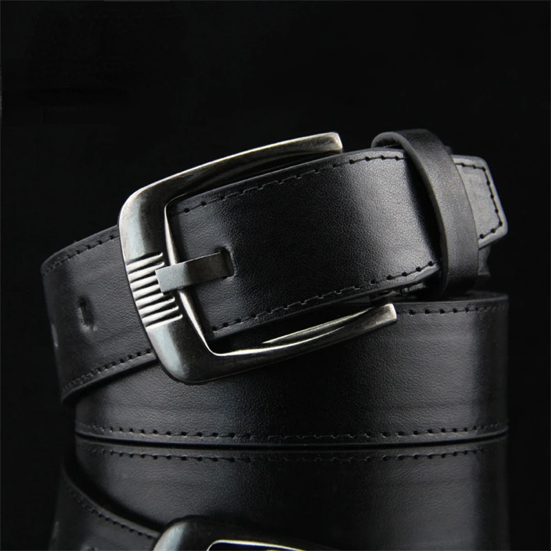 Alloy Pin Buckle Men\'s Belt Casual Jeans Belt Male All-match PU Leather Campus Student Designer Waistband Wholesale