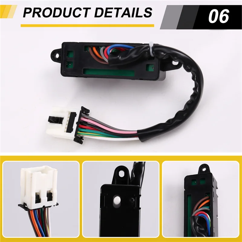 

A20K-87066-JC65A Car Electric Seat Control Switch With Wire LHD For Nissan Teana 2008-2009 2.0L 2.5L Seat Switch 87066JC65A
