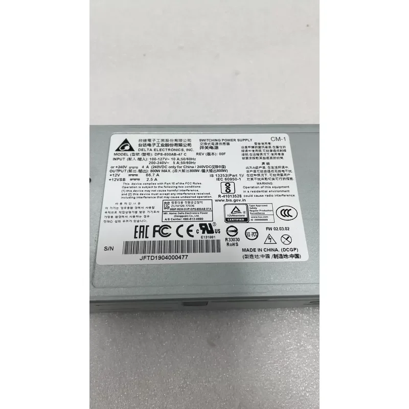 for DELTA Model DPS-800AB-47C Power Supply Unit High Efficiency Server PSU Replacement Part Compatible with Original