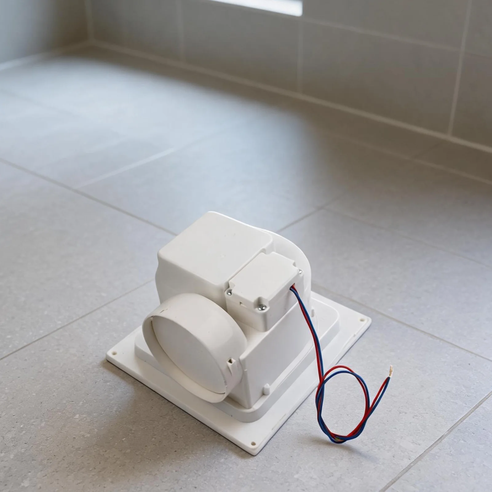 Ceiling Duct for exhaust Fan for Bathroom Kitchen Toilet Inline Mount High CFM Air Extractor 34x34x31CM White Quiet and