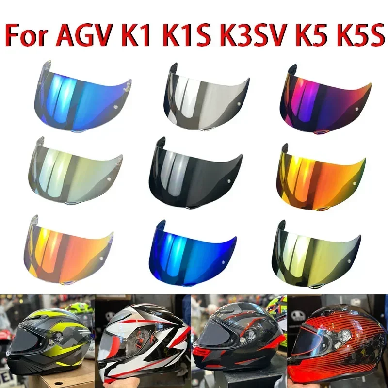 K1S Visor for AGV K1 K1S K5S K5 Motorcycle Helmet Accessories UV Protection Visera Casco Moto Helmet Accessories