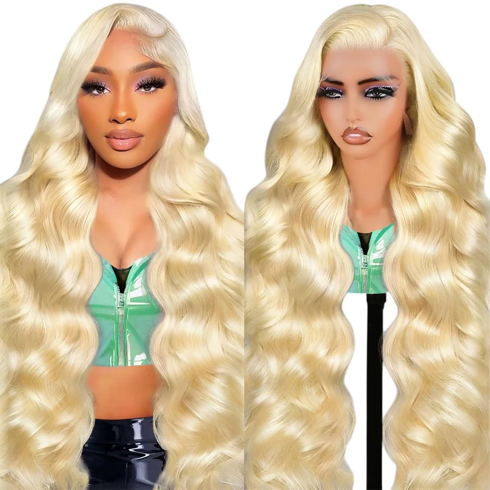 

Body Wave 613 Human Hair Wig Preplucked 30INCH Blonde HD Lace Wigs For Women Density200 13x6 Glueless Body Wave Human Hair Wigs