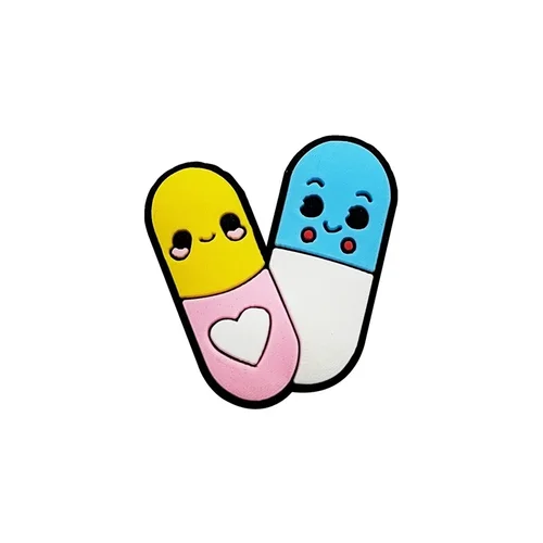 Imagen 2 del producto Amuletos de zapatos para accesorios Crocs Amuleto de zapatos de dentista para decoraciones Croc, alfileres, accesorios para hombres, pantalones vaqueros, zuecos para mujer, Clips, insignias