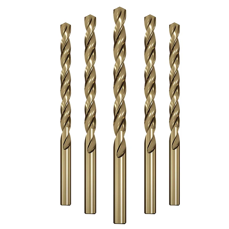 1Pc 100mm-205mm Extra Long Straight Shank M35 Cobalt Twist Drill Bit Metal Hole Opener Tool for Stainless Steel Iron Aluminum