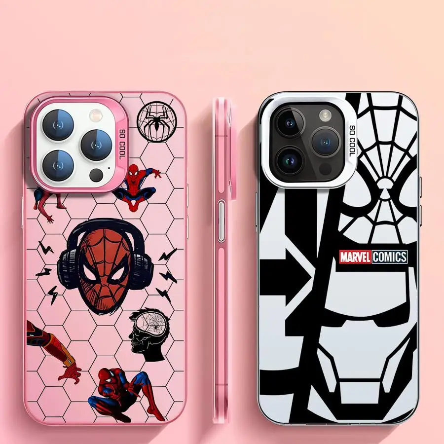 Marvel Sipiderman Cool Case for OPPO A98 A74 A94 A76 A58 A57 A78 2022 A55 A17k A15s Reno 7Pro 7Z 8T 10Pro 7 Soft Cover