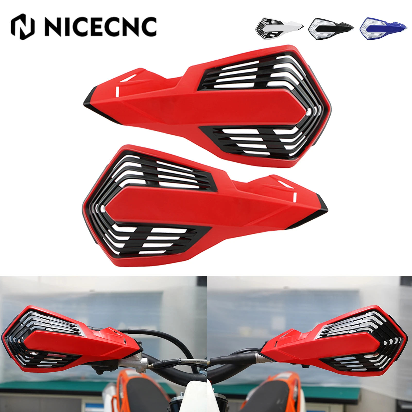 Handlebar Handguards Protector For Honda CR80R 85R 125R 250R 500R CRF50F CRF70F CRF80F CRF100F CRF110F CRF125F CRF150F CRF250R