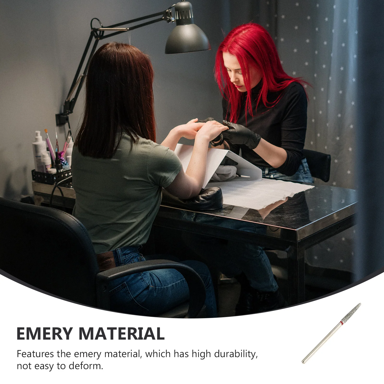 50Pcs Nail Grinding Heads Polishing Machine Accessories Fine Workmanship Easy Operate Women Girls Nail Drill Bits