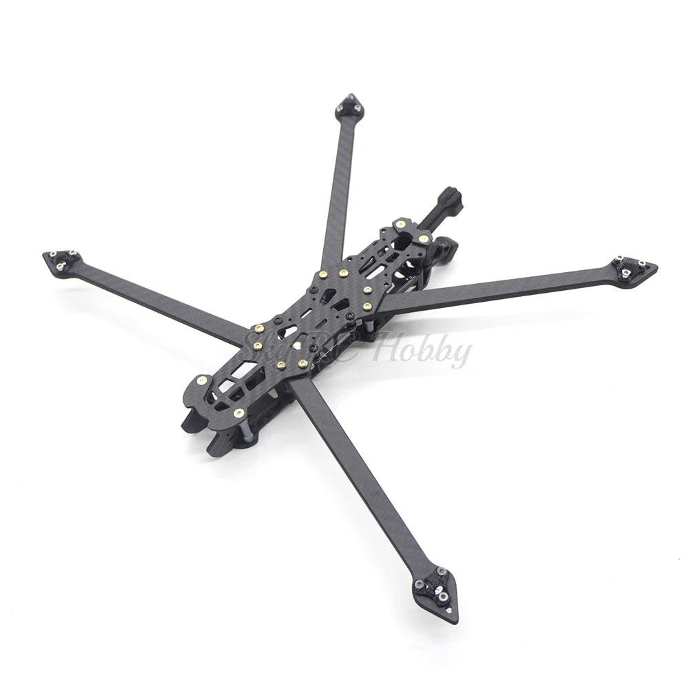 Andy hd8 350mm 350 8 polegada quadcopter freestyle quadro kit com 5mm braço tpu 3d peças de impressão/8330 hélice para fpv racing drone