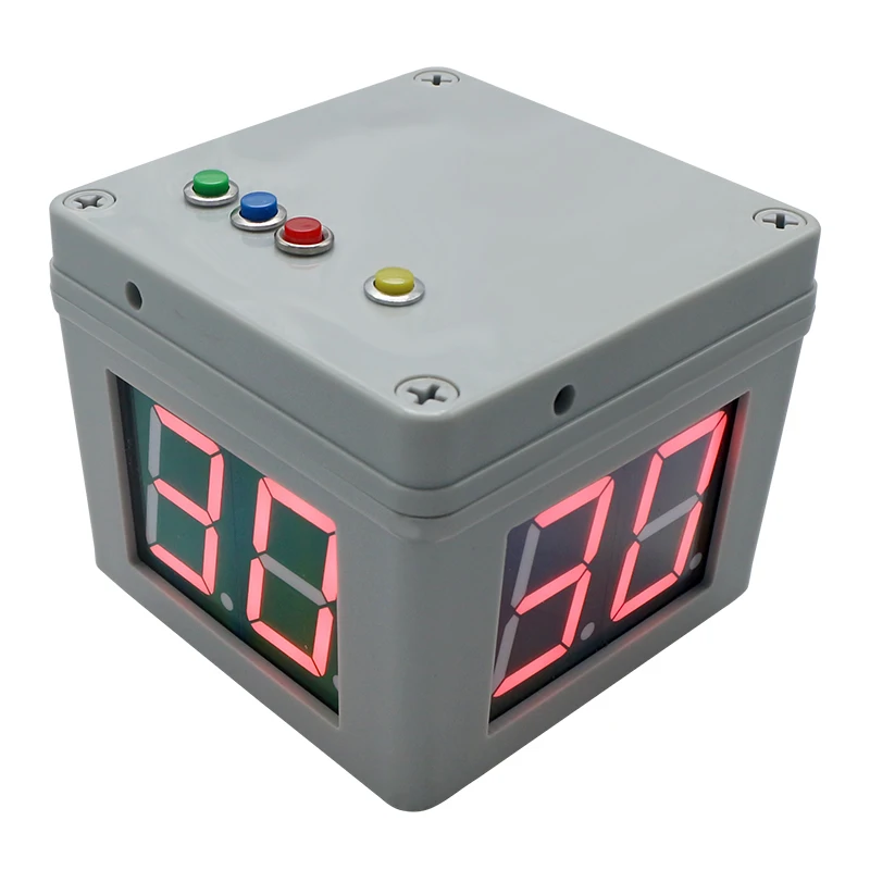 [Ganxin] Display  Clock on Four Sides Digital LED Electronic Timing Alarm Clock Chess Timer